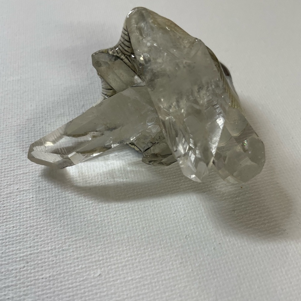 Crystal Clear Quartz Ring
